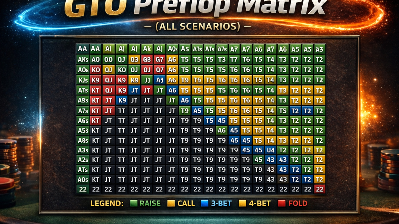 GTO Preflop Matrix