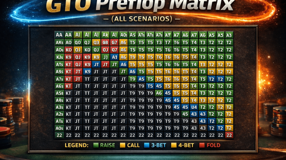 GTO Preflop Matrix